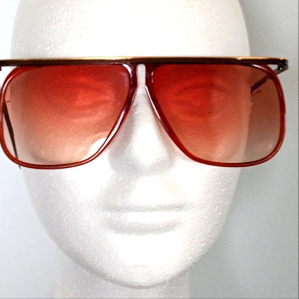 Vintage Marcolin Aviator Sunglasses Metal frame   NOS   Italy